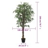 Érable artificiel 756 feuilles 200 cm vert 