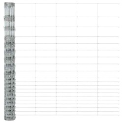 Panneaux de clôture 22 pcs U-Channel 160 cm Acier galvanisé 