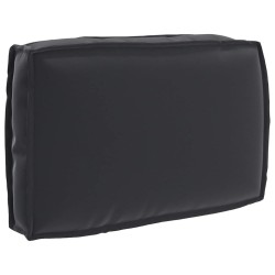 Set de coussins de palette avec oreiller 3 pcs Noir 