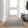 Tapis de porte gris rectangle 120x400 cm 