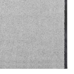 Tapis de porte gris rectangle 120x400 cm 