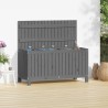 Boîte de rangement de jardin Gris 115x49x60 cm Bois de pin 
