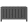 Boîte de rangement de jardin Gris 115x49x60 cm Bois de pin 