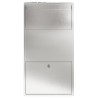 Boîte aux lettres de dépôt 44x22x82 cm Acier inoxydable 