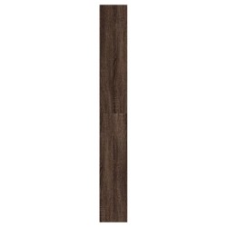 Armoire à chaussures chêne marron 60x21x163,5cm bois ingénierie 