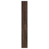 Armoire à chaussures chêne marron 60x21x163,5cm bois ingénierie 