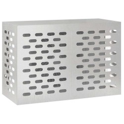 Housse de climatiseur 90x40x60 cm Acier inoxydable 