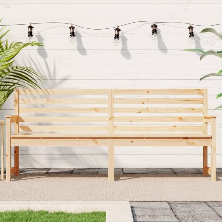 Banc de jardin 203,5x48x91,5 cm bois massif de pin 