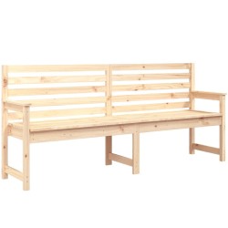 Banc de jardin 203,5x48x91,5 cm bois massif de pin 