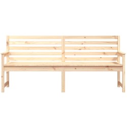 Banc de jardin 203,5x48x91,5 cm bois massif de pin 