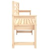 Banc de jardin 203,5x48x91,5 cm bois massif de pin 