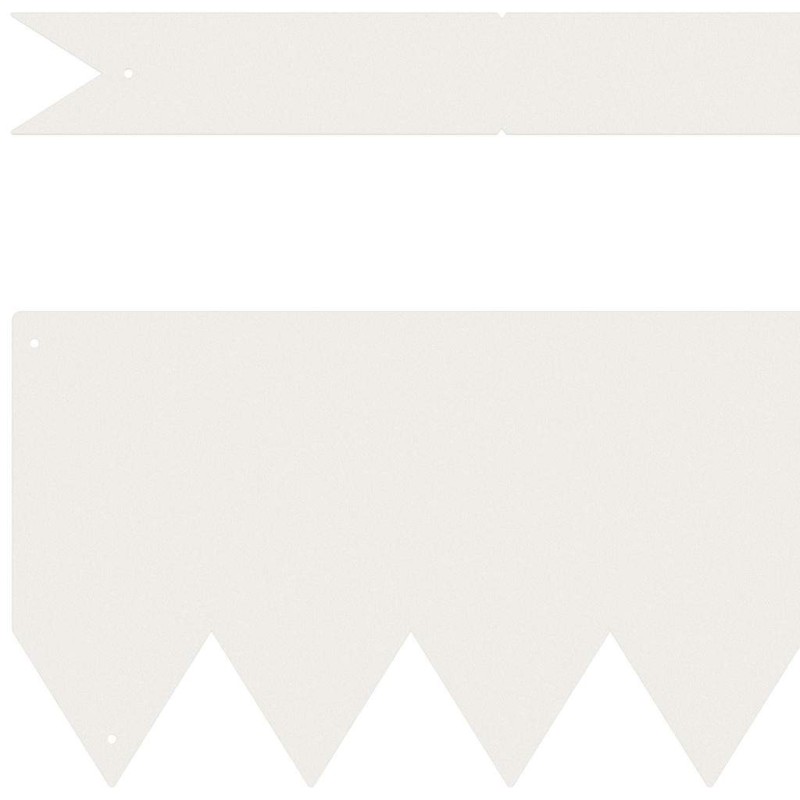 Bordures de pelouse 20 pcs Blanches 100x0,5x15 cm Plastique 