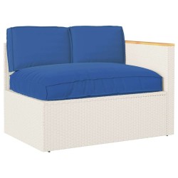 Set de coussins de palette avec oreiller 3 pcs Bleu royal 