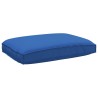 Set de coussins de palette avec oreiller 3 pcs Bleu royal 