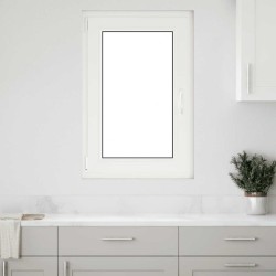 Fenêtre de sous-sol« RISOR » 60 x 100 cm oscillo-battante DIN gauche blanche 