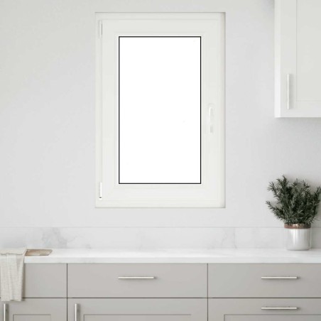 Fenêtre de sous-sol« RISOR » 60 x 100 cm oscillo-battante DIN gauche blanche 