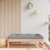 Repose-pied de jardin 120x80 cm massif de douglas 