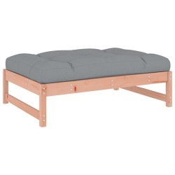 Repose-pied de jardin 120x80 cm massif de douglas 