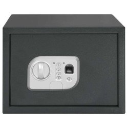 Coffre électronique numérique avec verrouillage par empreinte digitale 25x35x25 cm en acier 