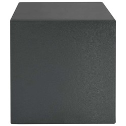 Coffre électronique numérique avec verrouillage par empreinte digitale 25x35x25 cm en acier 