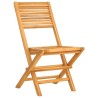 Chaises de jardin pliantes lot de 2 47x62x90cm bois massif teck 
