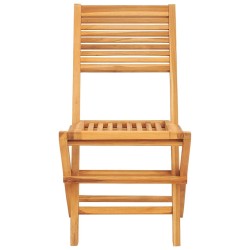 Chaises de jardin pliantes lot de 2 47x62x90cm bois massif teck 