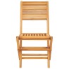 Chaises de jardin pliantes lot de 2 47x62x90cm bois massif teck 
