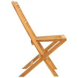 Chaises de jardin pliantes lot de 2 47x62x90cm bois massif teck 