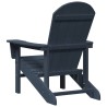 Chaise Adirondack bleu marine 74x82x91 cm HDPE 