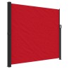 Auvent latéral rétractable rouge 180x500 cm 