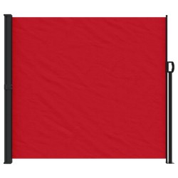 Auvent latéral rétractable rouge 180x500 cm 