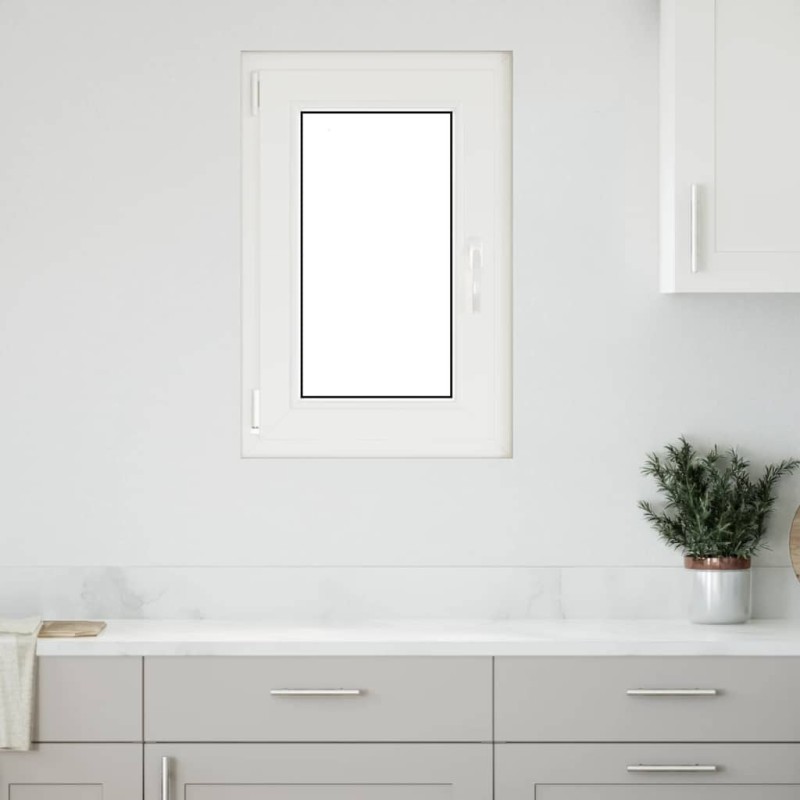 Fenêtre de sous-sol« RISOR » 50 x 75 cm oscillo-battante DIN gauche blanche 