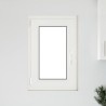 Fenêtre de sous-sol« RISOR » 50 x 75 cm oscillo-battante DIN gauche blanche 