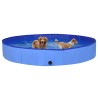 Piscine pliable pour chiens Bleu 300x40 cm PVC 