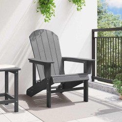 Chaise Adirondack Gris Clair 74x82x91 cm HDPE 
