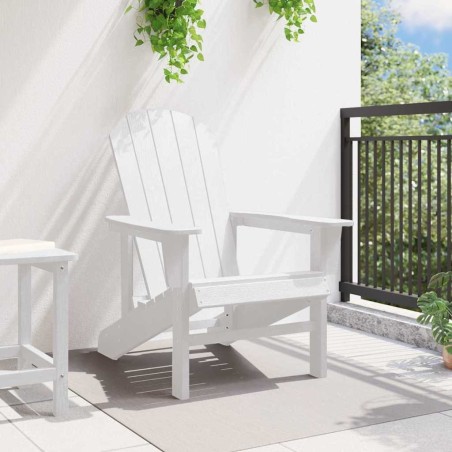 Chaise Adirondack Blanche 74x82x91 cm HDPE 