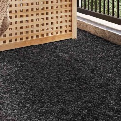 Tonte d'herbe synthétique Noir 1x15 m 40 mm 