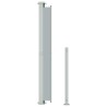 Auvent latéral rétractable de patio 200x500 cm Gris 