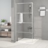 Paroi de douche Argenté 90x195 cm Verre ESG transparent 