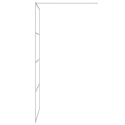 Paroi de douche Argenté 90x195 cm Verre ESG transparent 