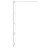 Paroi de douche Argenté 90x195 cm Verre ESG transparent 