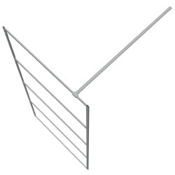 Paroi de douche Argenté 90x195 cm Verre ESG transparent 