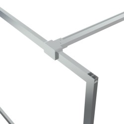 Paroi de douche Argenté 90x195 cm Verre ESG transparent 