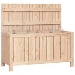 Boîte de rangement de jardin 115x49x60 cm Bois massif de pin 