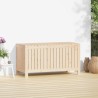 Boîte de rangement de jardin 115x49x60 cm Bois massif de pin 
