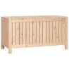 Boîte de rangement de jardin 115x49x60 cm Bois massif de pin 