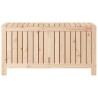 Boîte de rangement de jardin 115x49x60 cm Bois massif de pin 