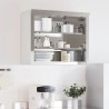 Armoire murale de cuisine avec étagères acier inoxydable 