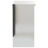 Armoire murale de cuisine avec étagères acier inoxydable 