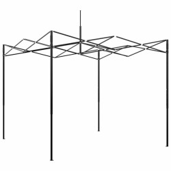 Serre avec toit Vert 290 x 290 x 315 cm Acier 